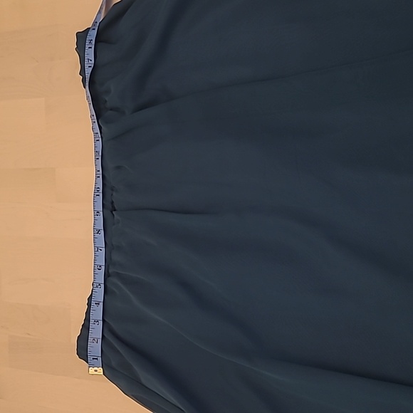 EUC VTG 1980s Nancy Neil Jade Green Sequined Skirt Set with Sheer Sleeves - Picture 15 of 17